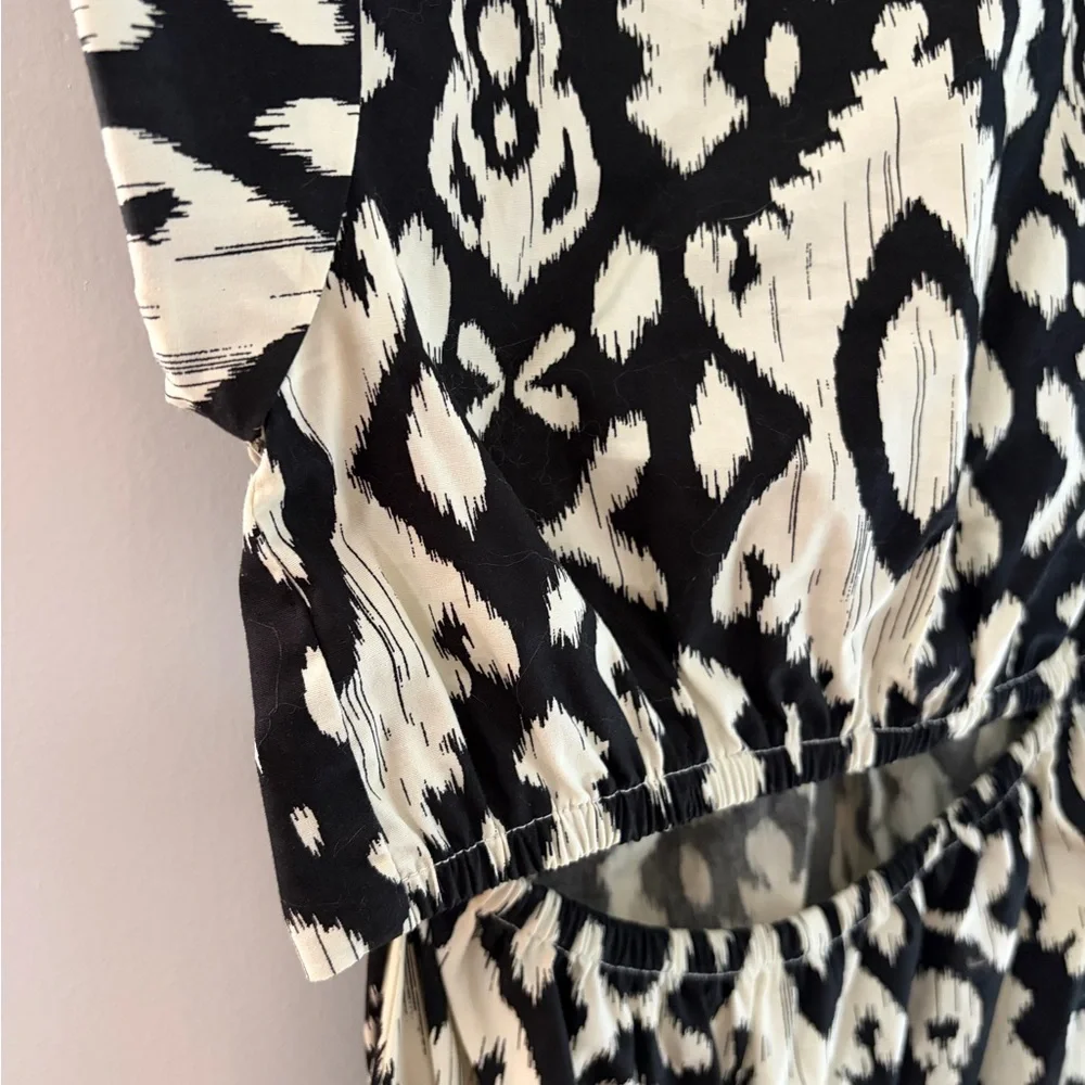 Stylish Steve Madden Black and White Patterned Dress - Picture 7 of 8